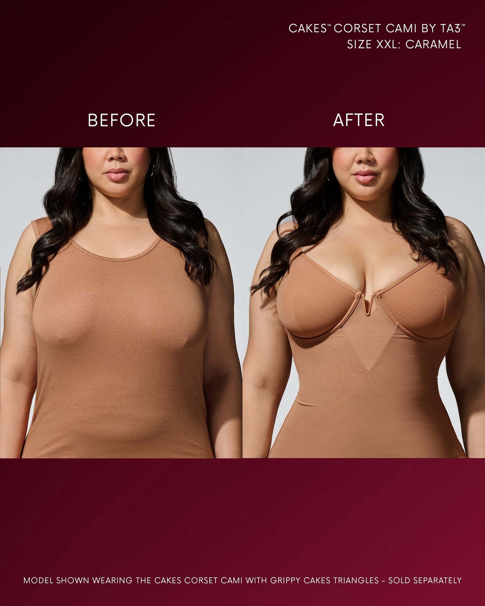 CAKES™ Corset Cami by TA3™
